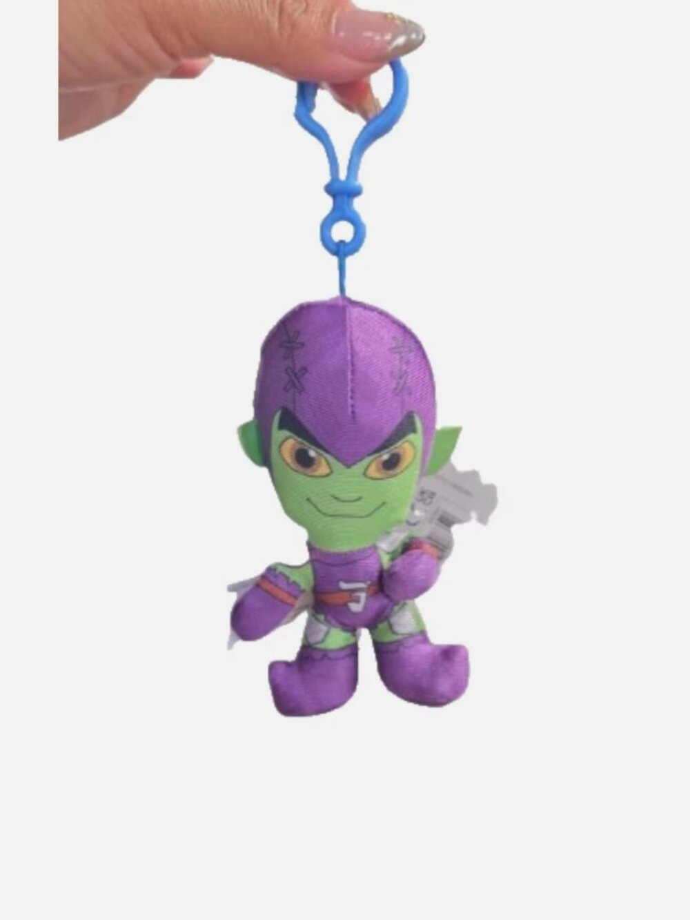 Marvel Spidey and his Amazing Friends Green Goblin Plush Keychain New with Tags